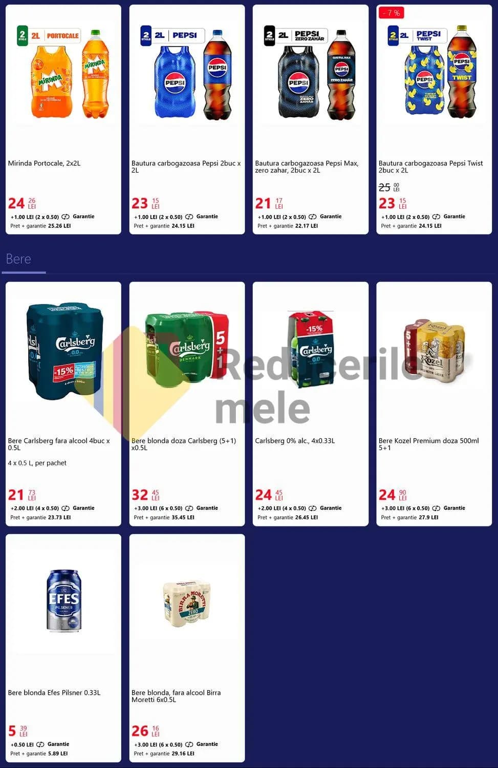 Bere blonda, fara alcool Birra Moretti 6x0.5L - pagina catalog